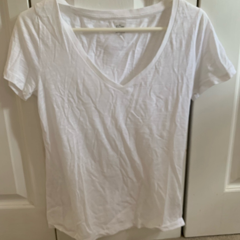 J Crew white t shirt
